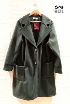 Picture of PLUS SIZE COAT WITH LAPEL COLLAR